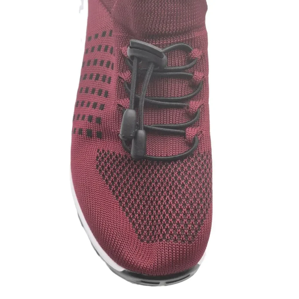 Maroon Slip-On Comfort Sneakers Women 6.5/37 NEVER WORN
